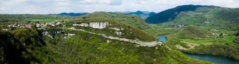 Les gorges de l'Ain - La reculée de Corveissiat